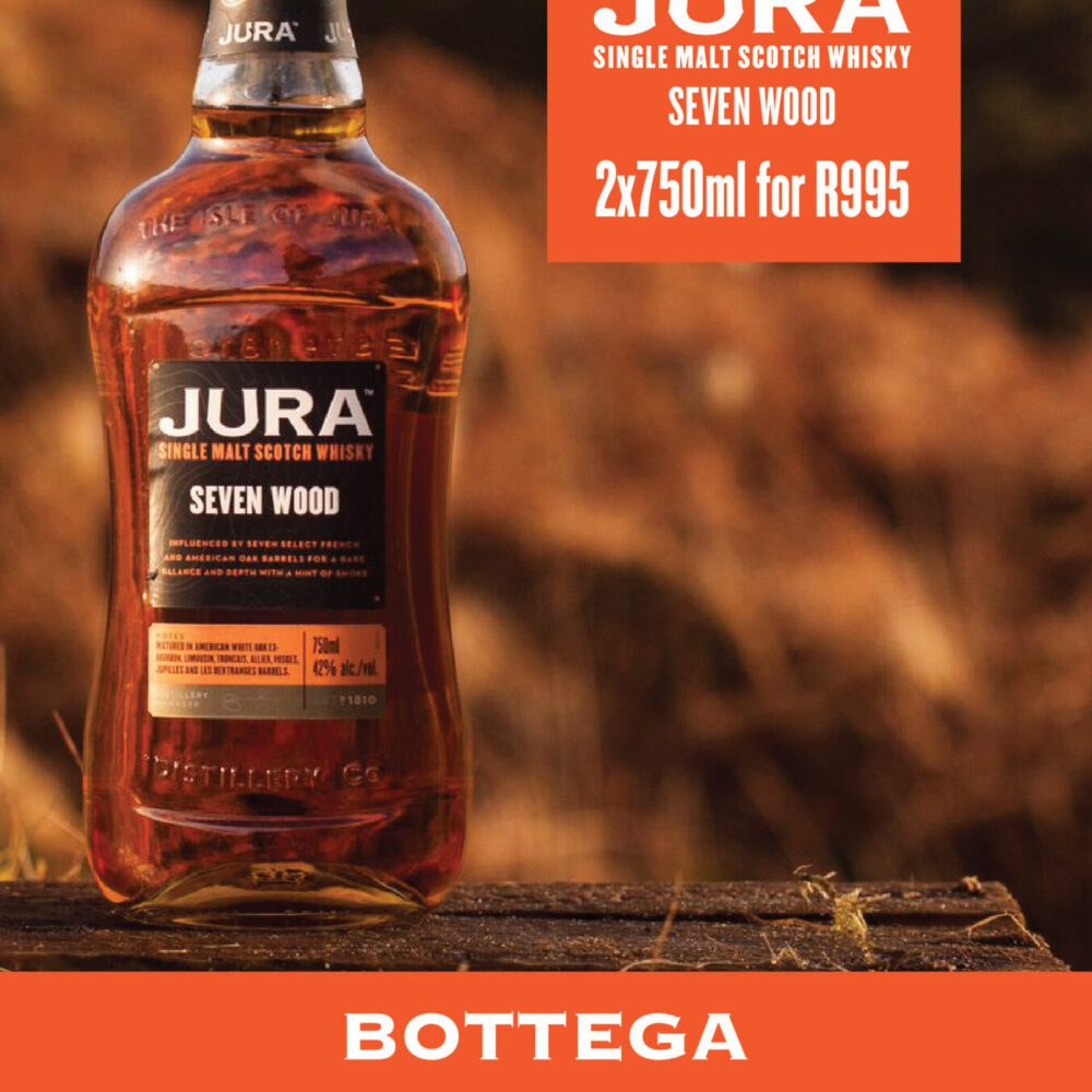 Jura Seven Wood 43% (Pack - 2 Bottles)