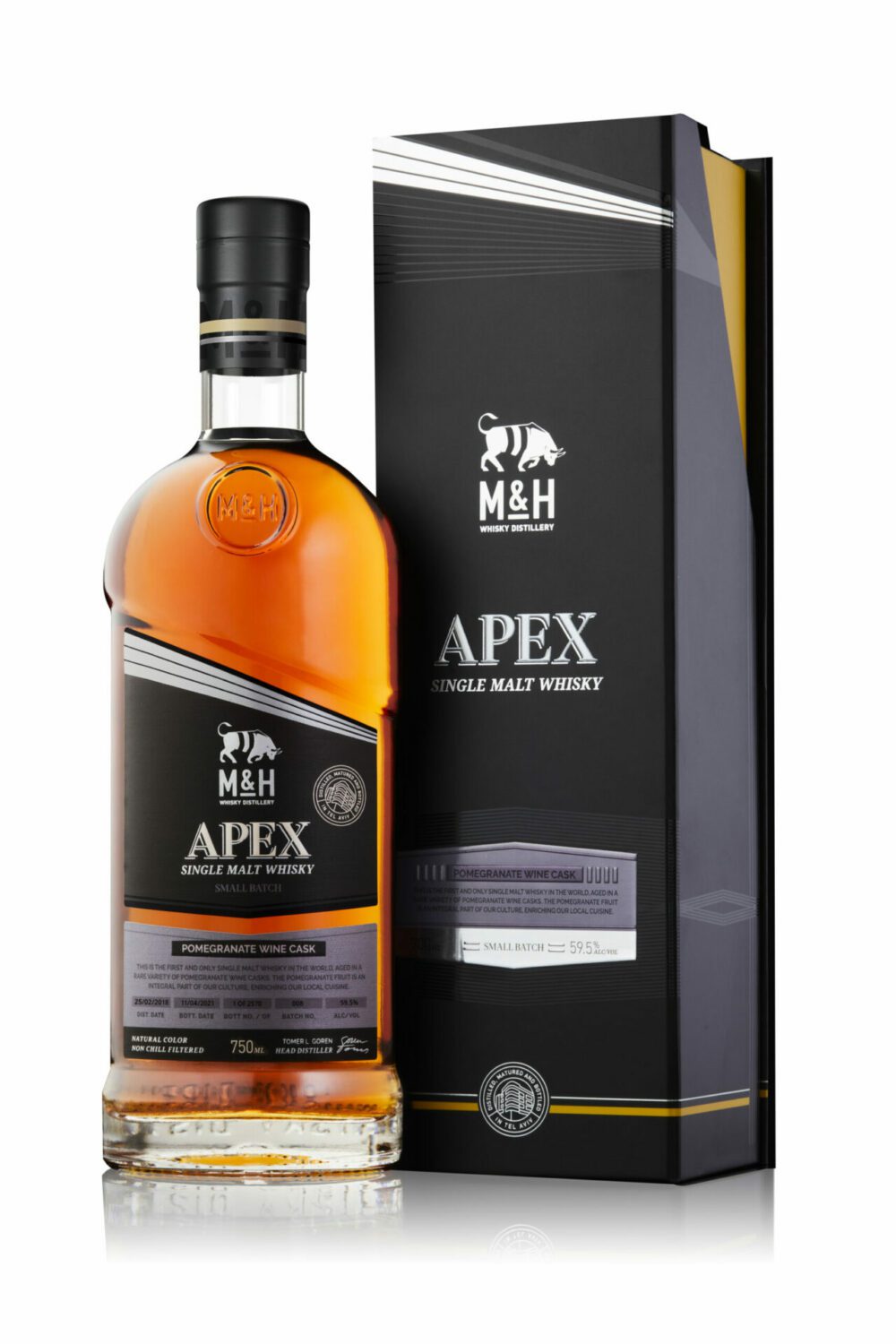 M&H Milk and Honey Apex - Pomegranate Wine Cask Finish (59.5%)