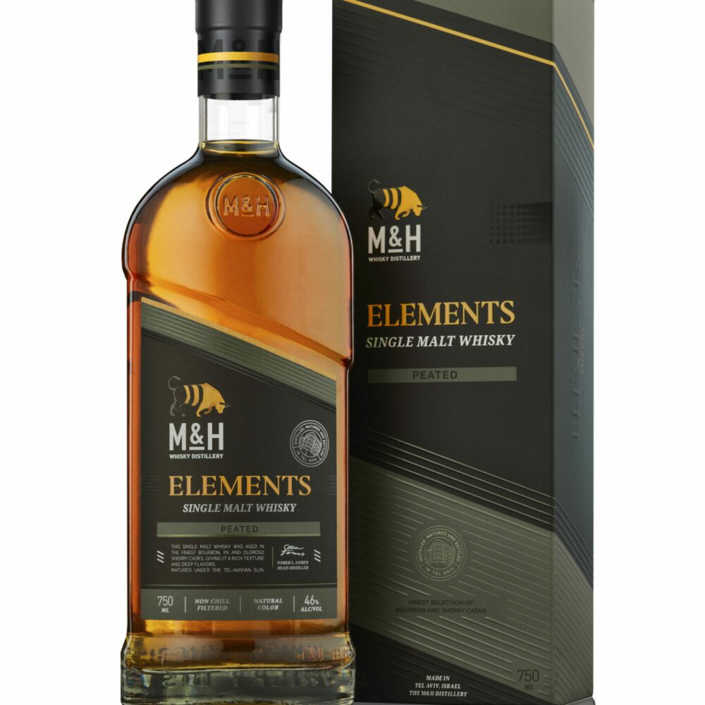 M&H Milk and Honey Elements Series - Peated Cask (46%)