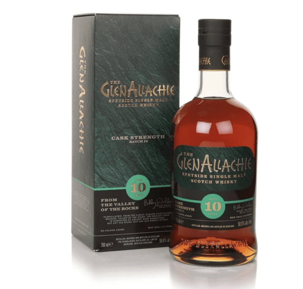 GlenAllachie 10 Year Old Cask Strength - Batch 10 (58.6%)*