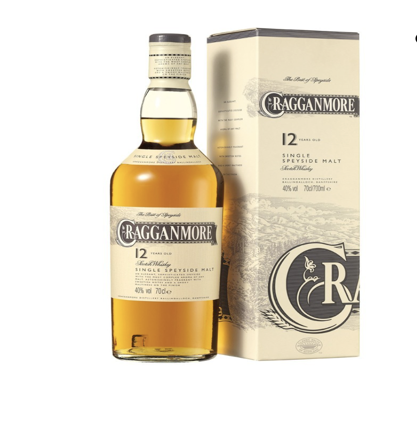 A Bottle Of Cragganmore Single Speyside Malt Whisky