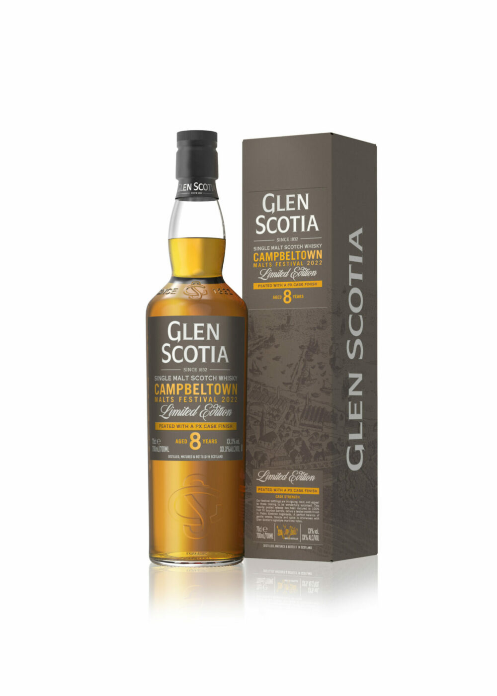 A Bottle Of Glen Scotia Single Malt Scotch Whisky From Campbeltown Malts Festival