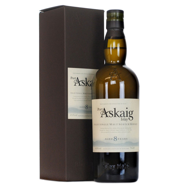 A Bottle Of Port Askaig Islay Whisky Aged For 8 Years