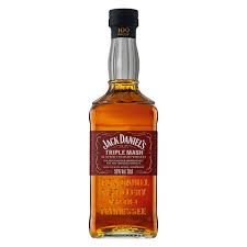 A Bottle Of Jack Daniels Triple Mash Bourbon