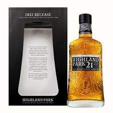 A Bottle Of Highland Park 21 Year Old 2022 Release Whisky